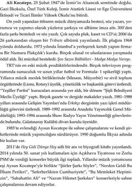 Nereden Geldi Bu Ilham Perileri - Ali Kocatepe