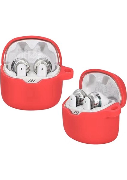 Jbl Tune Flex Şok Geçirmez Kılıf Bluetooth Earbuds Protector Anti-Drop Silikon Kılıf (Yurt Dışından)