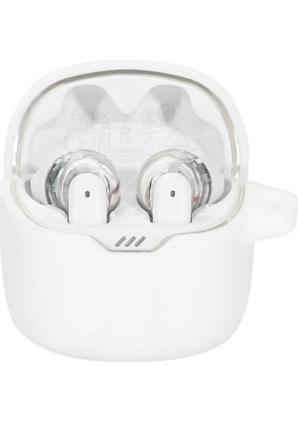Jbl Tune Flex Şok Geçirmez Kılıf Bluetooth Earbuds Protector Anti-Drop Silikon Kılıf (Yurt Dışından)