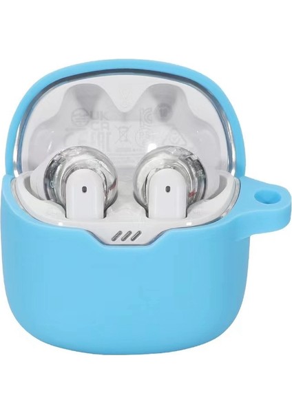 Jbl Tune Flex Şok Geçirmez Kılıf Bluetooth Earbuds Protector Anti-Drop Silikon Kılıf (Yurt Dışından)