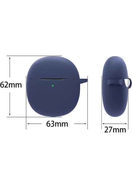 Vivo Iqoo Tws Için Yumuşak Silikon Kapak (Yurt Dışından)
