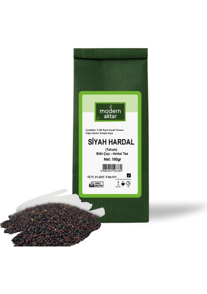 Doğal Siyah Hardal Tohumu 180 gr