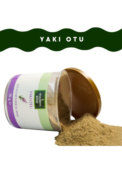 Doğal Öğütülmüş Yakı Otu Bitkisi 70Gr