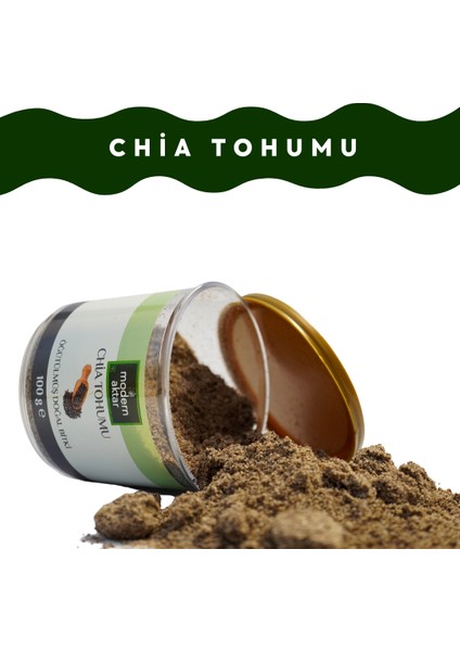 Doğal Öğütülmüş Chia Tohumu 100Gr