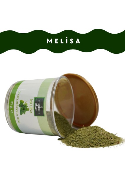 Doğal Öğütülmüş Melisa (Limon Melisa) Bitkisi 25Gr