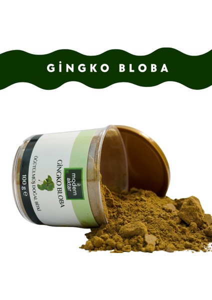 Öğütülmüş Ginkgo Biloba 100 gr