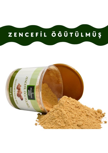 Doğal Öğütülmüş Zencefil 100Gr