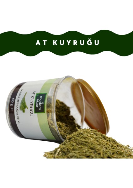 Doğal Öğütülmüş At Kuyruğu (Kırkkilit) Bitkisi 60Gr