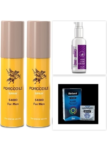 Sprey - Yohimbinum Grand Mann Krem Retard Condom