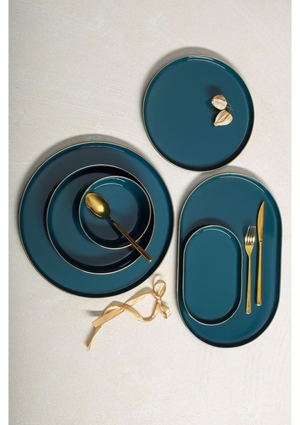 Danshari Forest Altın 27 Parça 6 Kişilik Yemek Takımı 04alm007231