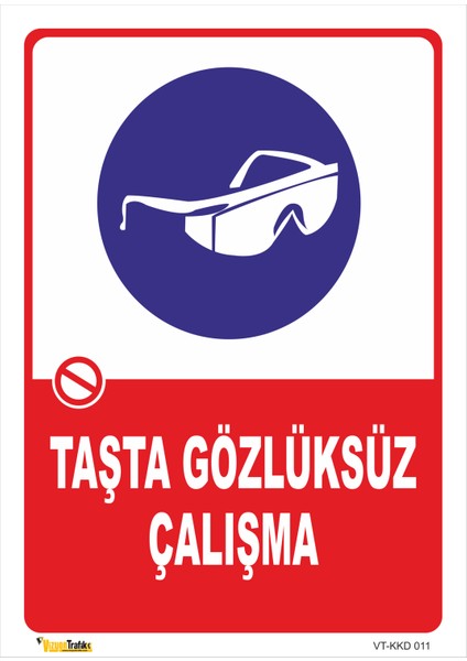 Taşta Gözlüksüz Çalişma Levhası