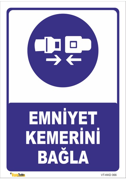 Emniyet Kemerini Bağla Levhası