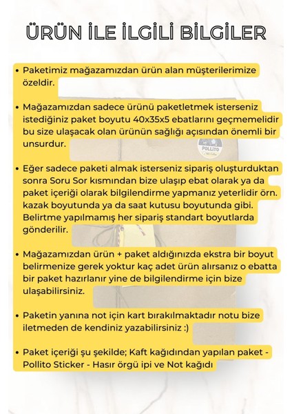 Kraft Kağıdı Hediye Paketi