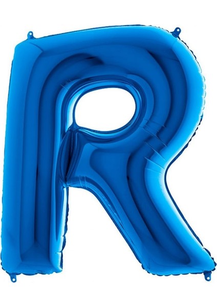 Folyo Balon R Harf Mavi 102CM