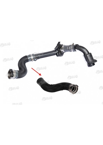 Turbo Hortumu Plastik Boru Hariç Ok Ile Gösterilen Büyük Hortum Renault Fluence (L3_) Renault Grand