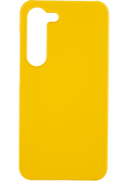 For Samsung Galaxy S23 Için Plus Sert Plastik Kauçuk Parlak Telefon Geri Dikkat Çantası Anti-Fall Cep Telefonu Kapağı (Yurt Dışından)