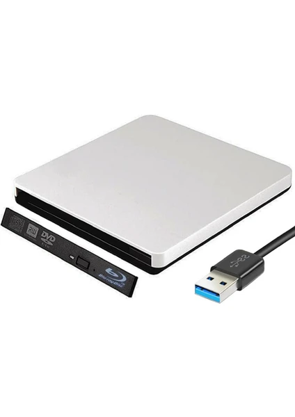 5254 USB 3.0 Sata Slim 9.5mm DVD Rw Writer SSD External Harici Caddy Kutu