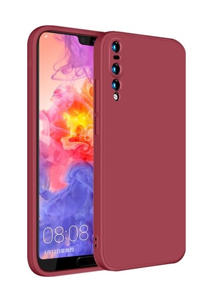 Huawei P20 Pro İçin Ince Likit Silikon Shockproof Korumalı Kılıf (Yurt Dışından)