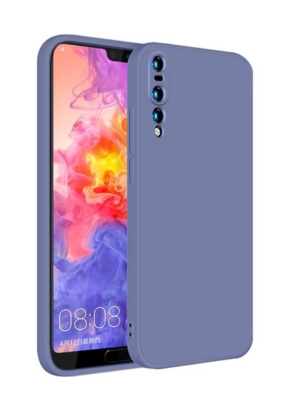 Huawei P20 Pro İçin Ince Likit Silikon Shockproof Korumalı Kılıf (Yurt Dışından)