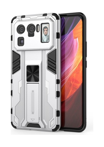 Xiaomi Mi 11 Ultra İçin Çift Katmanlı Pc Tpu Bumper Kaymaz Shockproof Korumalı Kılıf (Yurt Dışından)