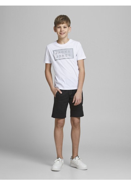 Jack & Jones Logolu Sweat Şort-Air