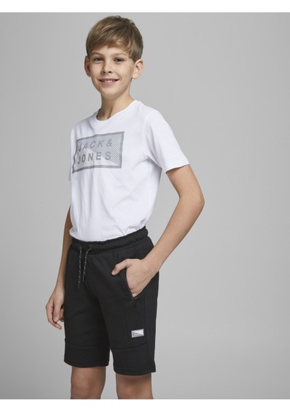 Jack & Jones Logolu Sweat Şort-Air