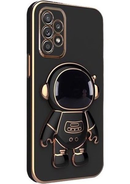 Samsung Galaxy A72 Kılıf Astronot Standlı Silikon