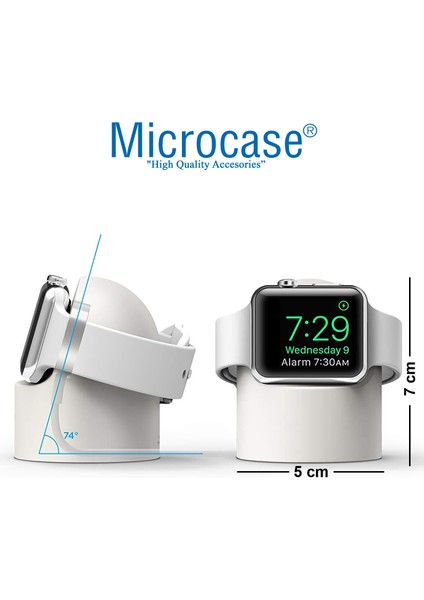 Apple Watch Tüm Seriler ile Uyumlu Silikon Şarj Standı - AL3570