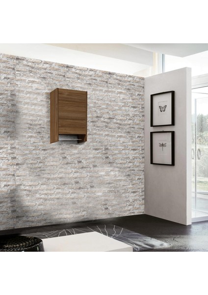 Havluluk Dolabı Kombin - Ceviz - Ceviz