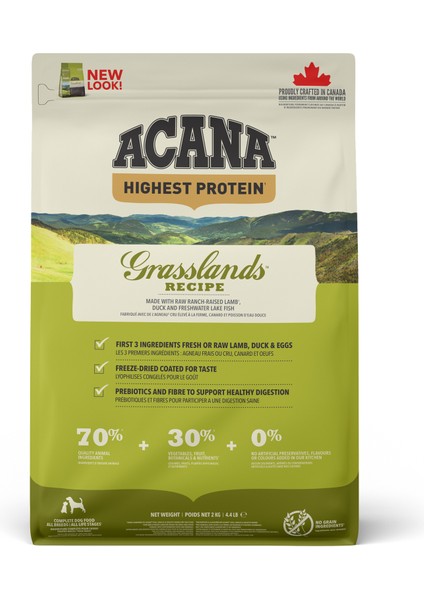 Grasslands Köpek Maması 2Kg
