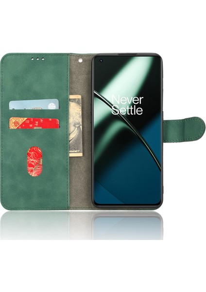 Oneplus 11 5g Cilt Touch Hissed Hisset Telefon Deri Kılıf Cüzdan Stand Cep Telefonu Kapağı (Yurt Dışından) modelleri