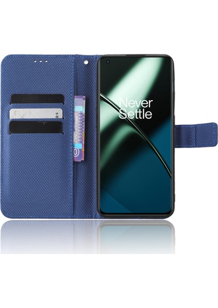 Oneplus 11 5g Pu Deri Cep Telefonu Kapağı Elmas Doku Flip Cüzdan Tam Koruma Telefon Kılıfı (Yurt Dışından) fiyatları