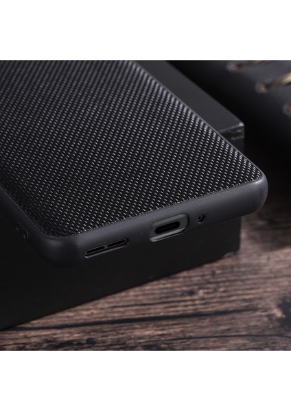 Oneplus 11 5g Naylon Kaplamalı Tpu Kılıfı Dokuma Dokusu Slip Anti-Slatch Anti-Clatf Cover (Yurt Dışından)