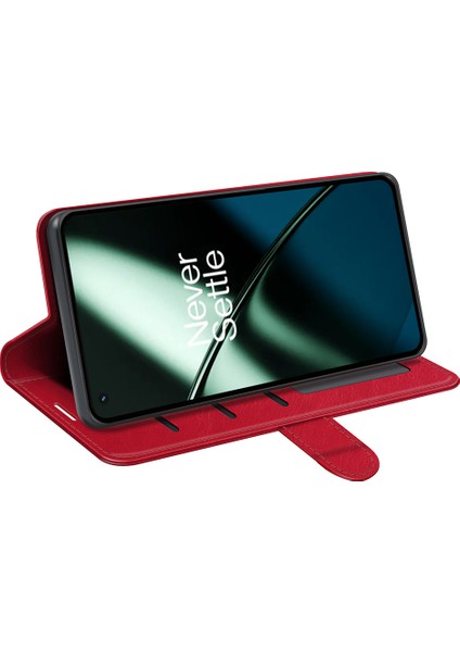 Oneplus 11 Için 5g Tam Koruma Çılgın At Dokusu Pu Deri Manyetik Telefon Kılıfı Stand Cüzdan Flip Telefon Kapağı (Yurt Dışından) modelleri