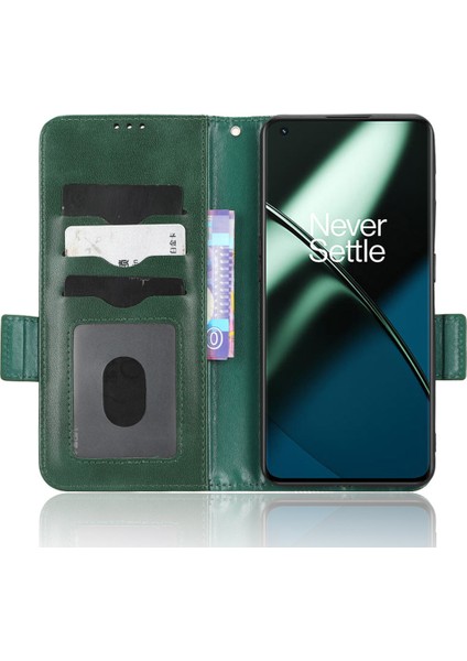 Oneplus 11 5g Cep Telefonu Kılıfı Için Baskılı Üçgen Desen Telefon Kapağı Pu Deri Cüzdan Bilek Kayışı ile (Yurt Dışından) fiyatları
