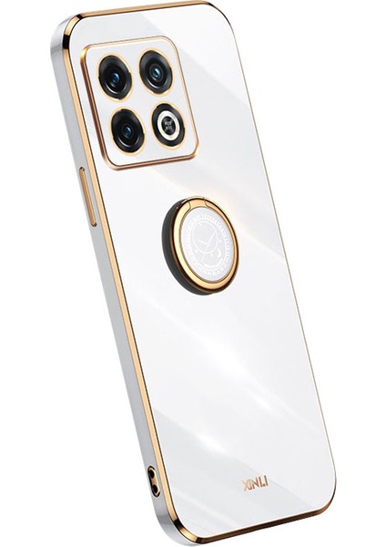 Oneplus 10 Pro 5g Için Xinli Kickstand Telefon Kılıfı, Şok Emici Elektraplatma Tpu Arka Koruyucu Kapak (Yurt Dışından)