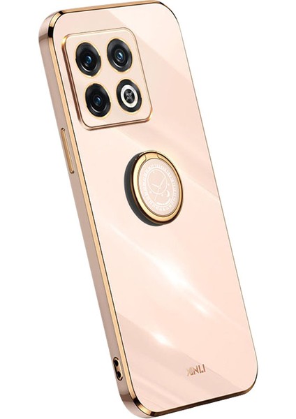 Oneplus 10 Pro 5g Için Xinli Kickstand Telefon Kılıfı, Şok Emici Elektraplatma Tpu Arka Koruyucu Kapak (Yurt Dışından)