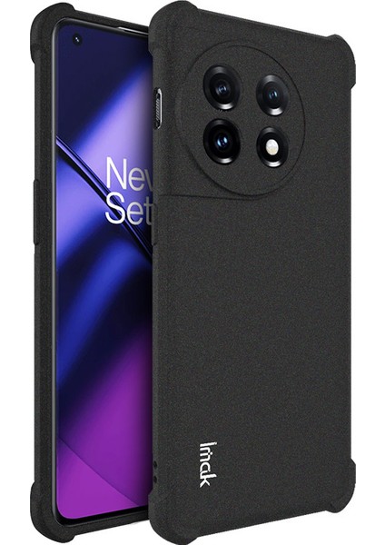 Oneplus 11 5g Mat Yumuşak Tpu Telefon Geri Kapak Dört Köşe Hava Yastığı Damla Geçirmez Akıllı Telefon Kılıfı (Yurt Dışından)