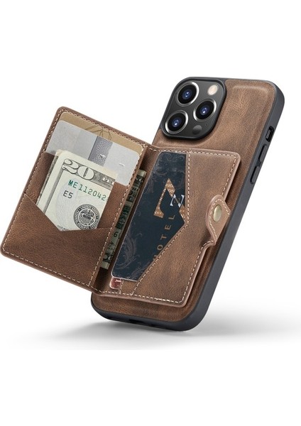 Apple iPhone 14 Pro Max Için Uygun Çıkarılabilir Tutucu ve Cüzdan Cep Telefonu Koruyucu Kılıf (Yurt Dışından) fiyatları