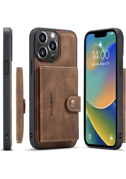 Apple iPhone 14 Pro Max Için Uygun Çıkarılabilir Tutucu ve Cüzdan Cep Telefonu Koruyucu Kılıf (Yurt Dışından) indirimleri