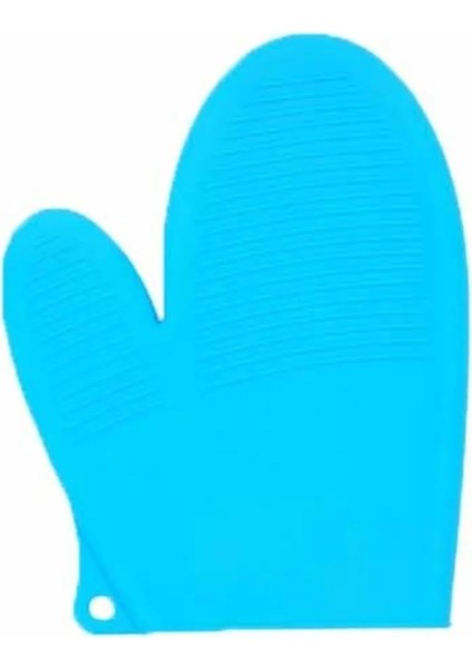 Fırın Eldiveni Silikon Kaymaz Su Geçirmez Yanmaz Silikon Eldiven - Dev Boy