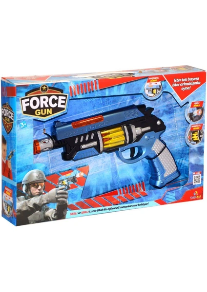 Can Ali Toys CNL-3803 Pilli Force Gun Tabanca -Can Ali Oyuncak