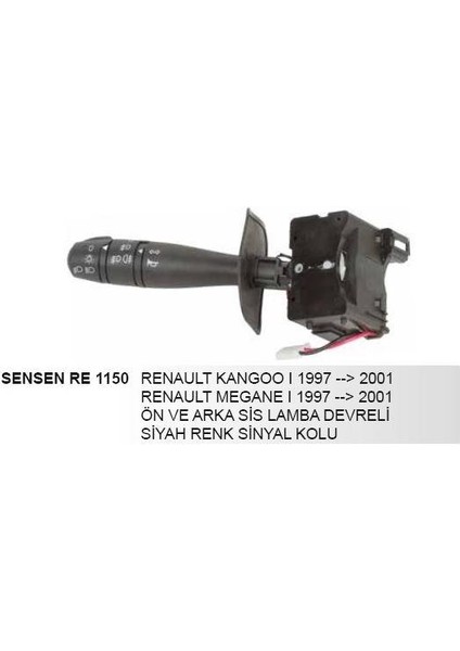 Far Sinyal Kolu Kangoo 1 Megane 1 Korna Ön Arka Sis Siyah 7701053058 RE1150