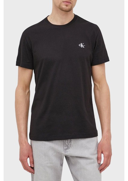 Organik Pamuklu Regular Fit 2'li T Shirt J30J3201990GO Erkek T Shirt J30J320199 0go