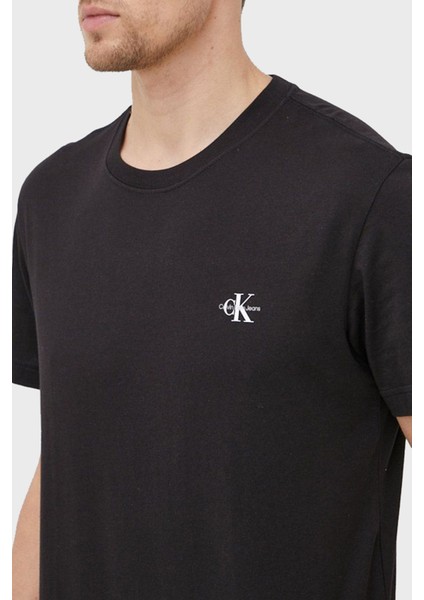 Calvin Klein Organik Pamuklu Regular Fit 2'li T Shirt J30J3201990GO Erkek T Shirt J30J320199 0go