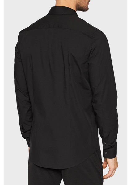 Streç Pamuklu Slim Fit Poplin Gömlek J30J319065BEH Erkek Gömlek J30J319065 Beh
