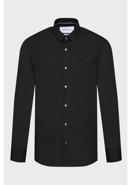 Streç Pamuklu Slim Fit Poplin Gömlek J30J319065BEH Erkek Gömlek J30J319065 Beh