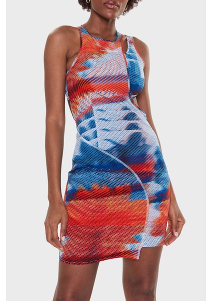 Asimetrik Kesim Cut Out Bodycon Streç Jarse Elbise J20J2207600K9 Bayan Elbise J20J220760 0k9