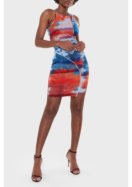 Asimetrik Kesim Cut Out Bodycon Streç Jarse Elbise J20J2207600K9 Bayan Elbise J20J220760 0k9 fiyatları