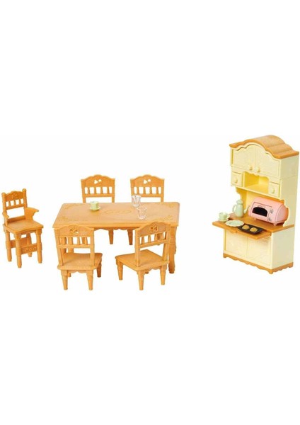 Adore Oyuncak 5340 Sylvanian Families Yemek Odası Seti +3 Yaş Figürler Ayrı Satılır.